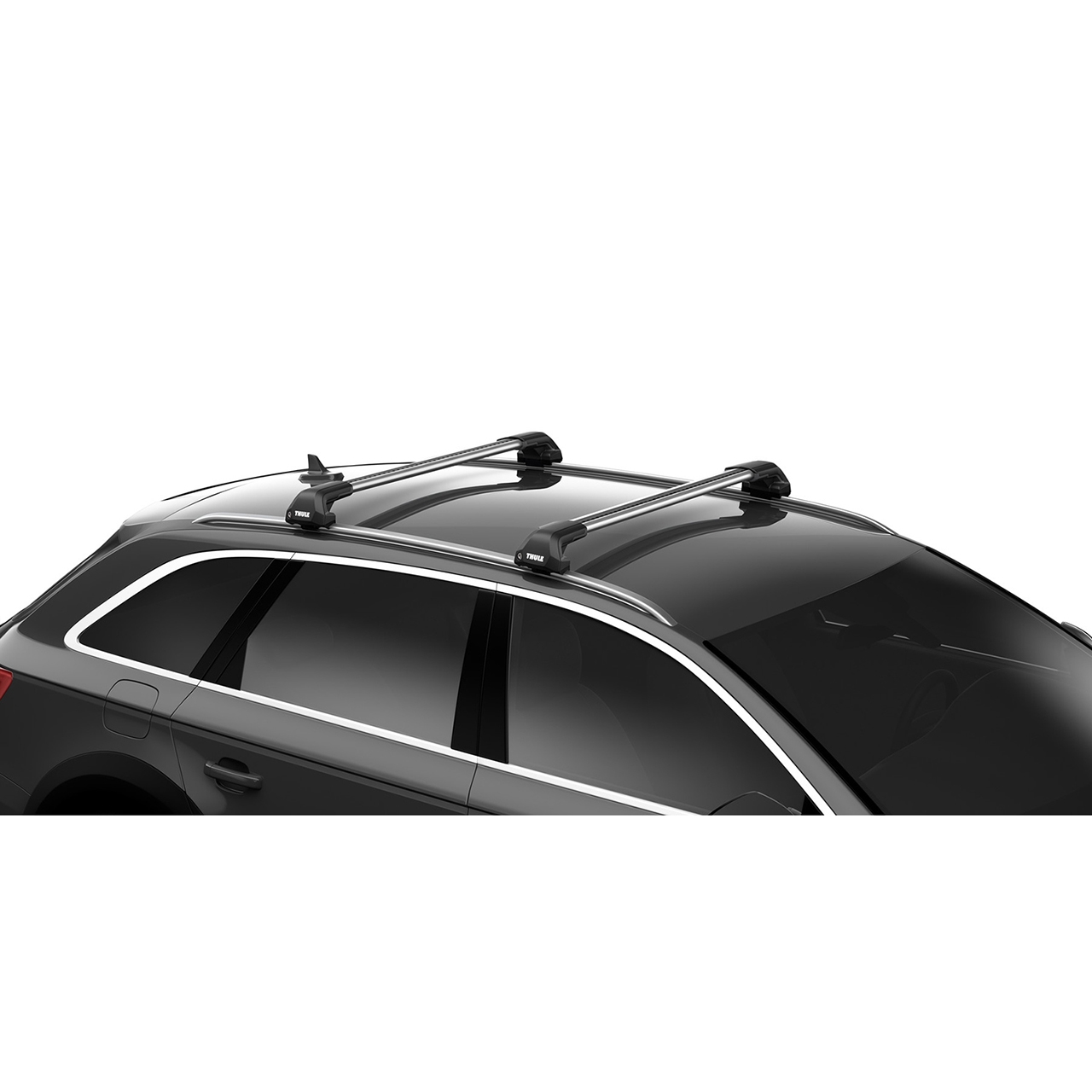 Set picioare de prindere THULE Edge Flush Rail 720600, pentru barele transversale Thule EVO Wingbar Edge, prindere pe bare longitudinale integrate