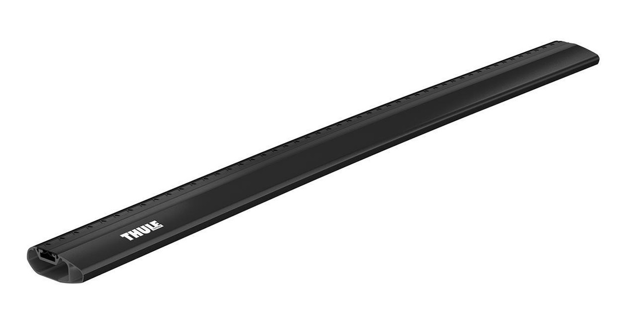 Bara transversala din aluminiu THULE Wingbar Edge 860 721320, culoare negru, lungime 86 cm, profil aerodinamic, capacitate de incarcare 75 kg