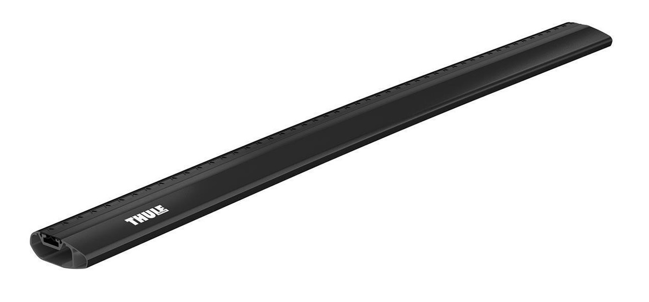 Bara transversala din aluminiu THULE Wingbar Edge 1130 TH721620, culoare negru, lungime 113 cm, profil aerodinamic, capacitate de incarcare 75 kg