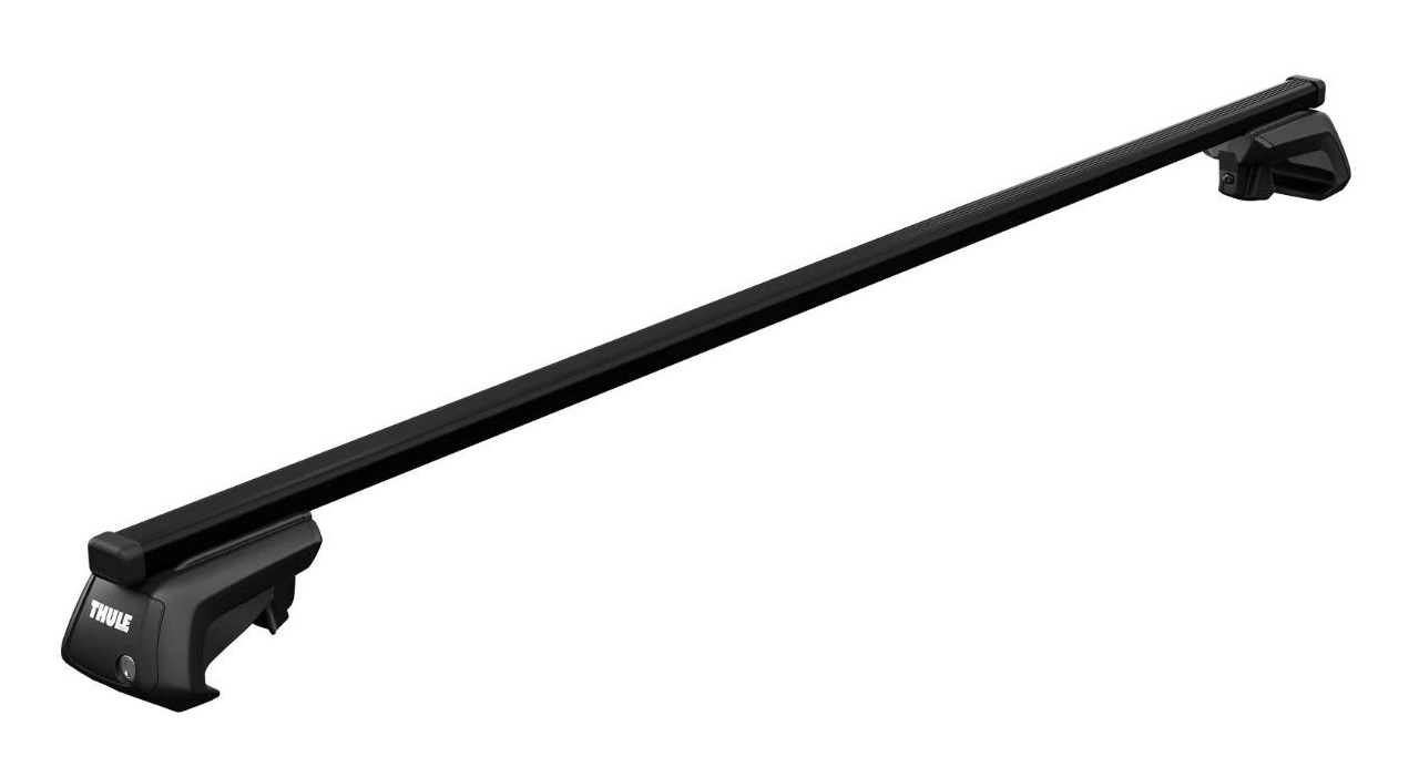 Set 2 bare transversale din otel THULE SmartRack XT 730422, lungime 118 cm, culoare negru, profil patrat, capacitate maxima incarcare 100 kg