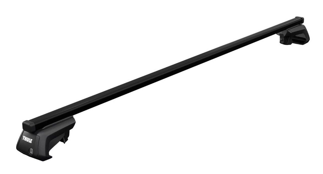 Set 2 bare transversale din otel THULE SmartRack XT 730424, lungime 135 cm, culoare negru, profil patrat, capacitate maxima incarcare 100 kg