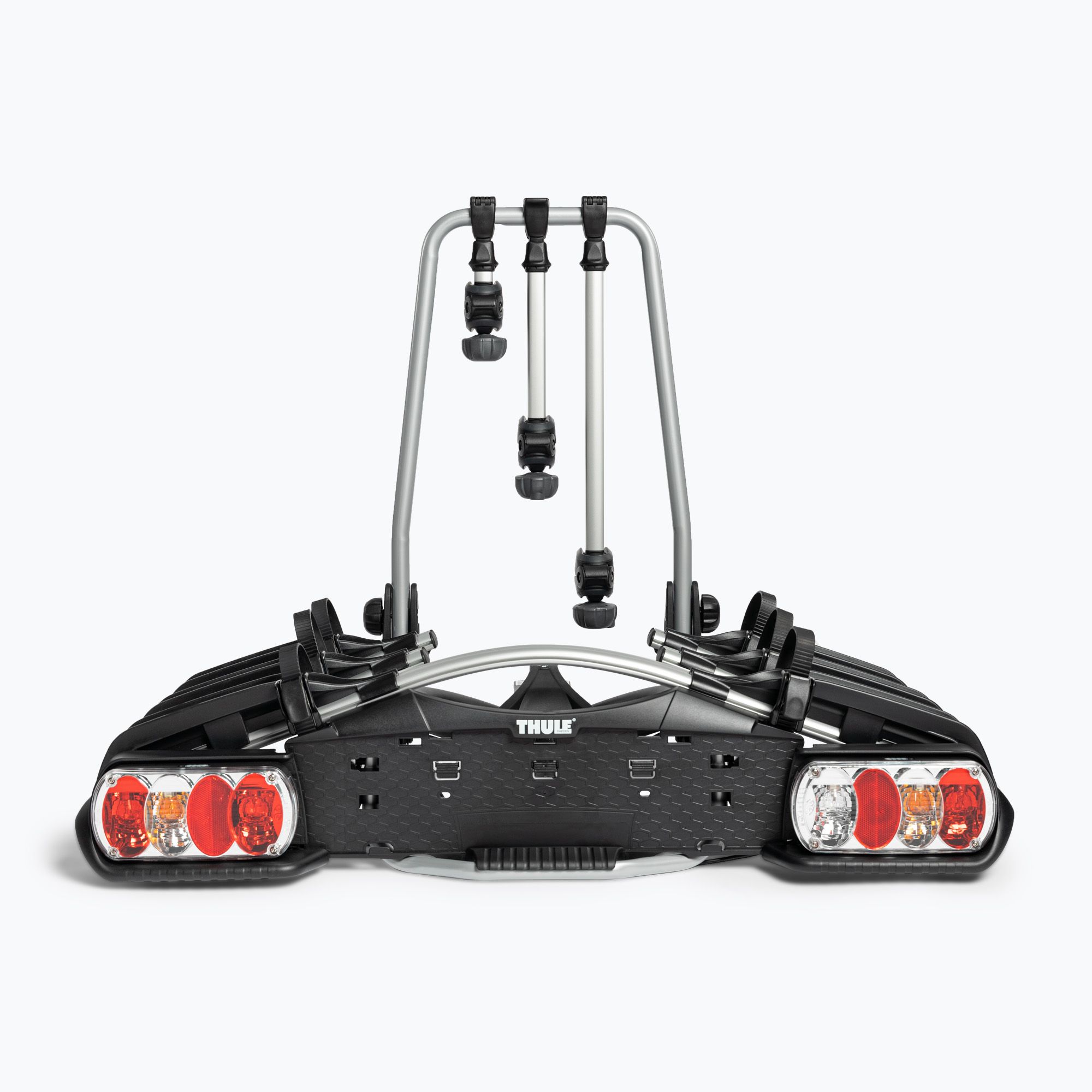 Suport auto pentru 3 biciclete THULE EuroWay G2 TH922020, alimentare 13Pin, montare pe carlig de remorcare, capacitate incarcare 51 kg