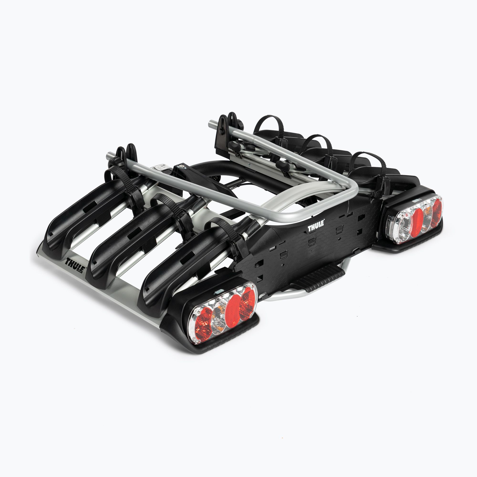 Suport auto pentru 3 biciclete THULE EuroWay G2 TH922020, alimentare 13Pin, montare pe carlig de remorcare, capacitate incarcare 51 kg