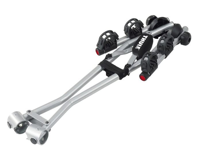 Suport auto pentru 2 biciclete THULE Xpress 970 970003, argintiu, montare pe haion, capacitate incarcare 30 kg
