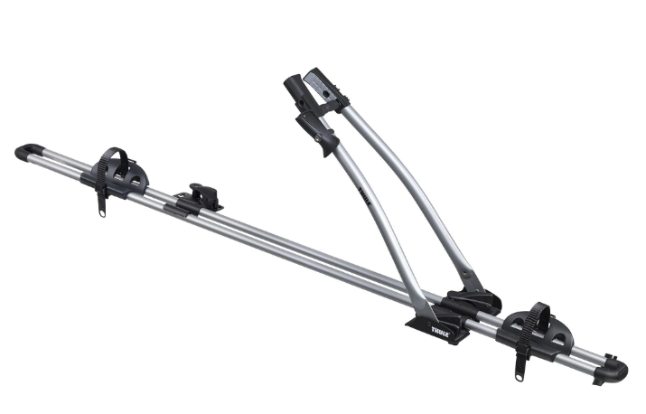 Suport auto pentru biciclete THULE FreeRide 532 532002, cu prindere pe bare transversale, cu adaptor T-track, capacitate incarcare 17 kg
