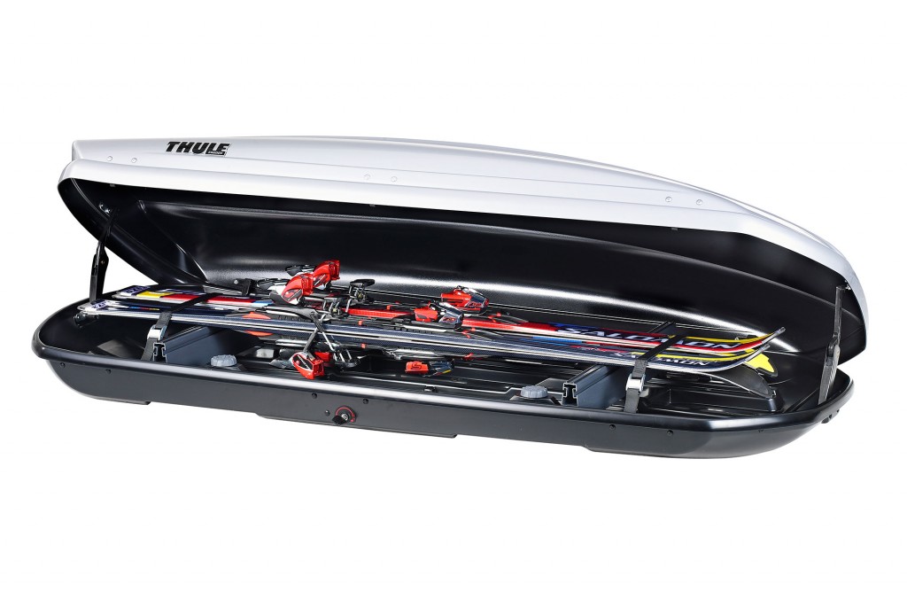 Suport auto pentru schiuri THULE Box ski carrier TH694800, pentru cutiile de portbagaj Thule seria 780/820