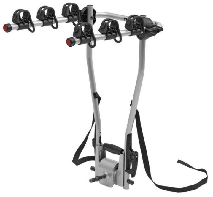 Suport auto pentru 3 biciclete THULE HangOn 3 972000, din otel, prindere pe carligul de remorcare, capacitate maxima de incarcare 45 kg