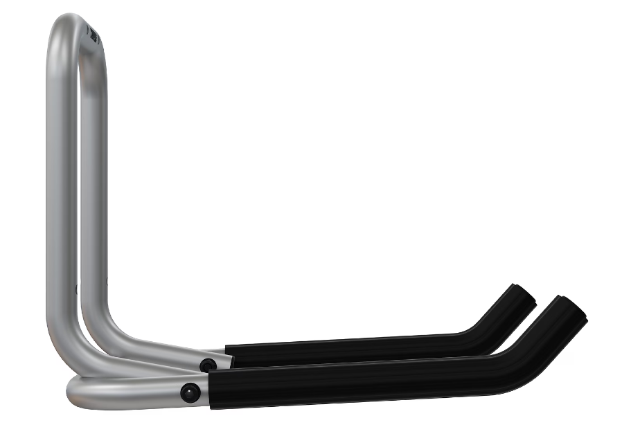 Suport pentru biciclete de perete THULE Wall hanger TH977101, din otel, pliabil, argintiu