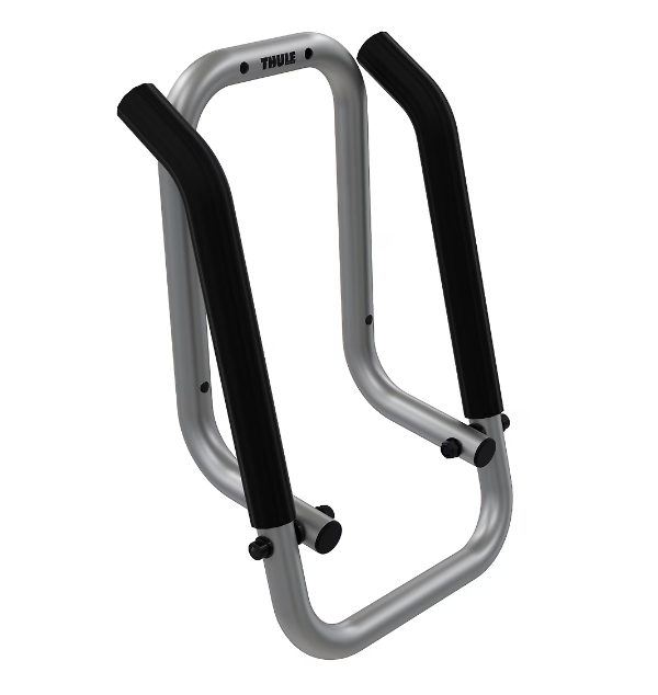 Suport pentru biciclete de perete THULE Wall hanger TH977101, din otel, pliabil, argintiu