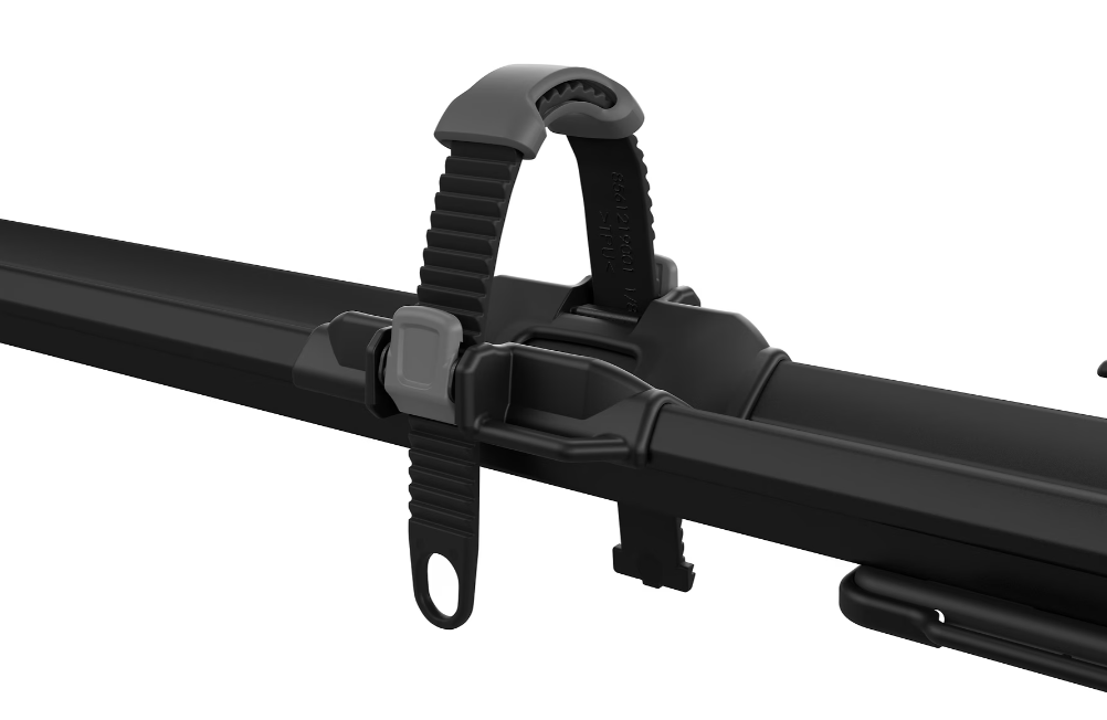 Suport auto pentru bicicleta THULE TopRide 568001, prindere de furca si roata, montare pe bare transversale, negru