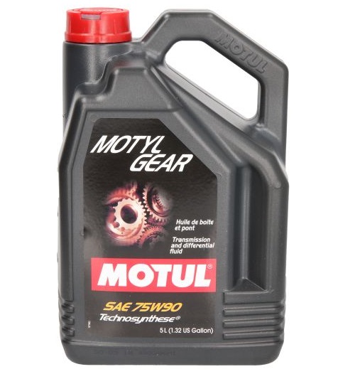 Ulei pentru transmisie manuala MOTUL MOTYLGEAR 75W90, volum 5 litri, sintetic