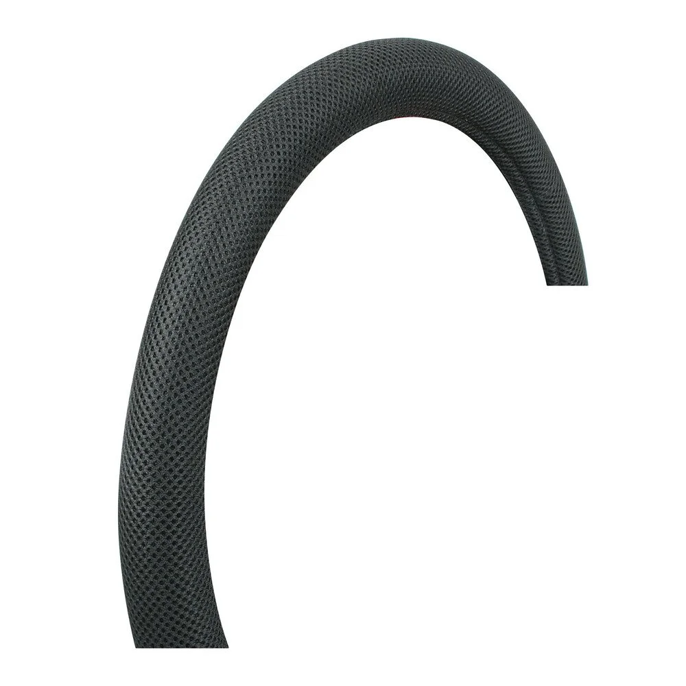 Husa volan LAMPA Air Grip Premium LAM33111, din material textil cu celule deschise, marimea M, 37-39 cm