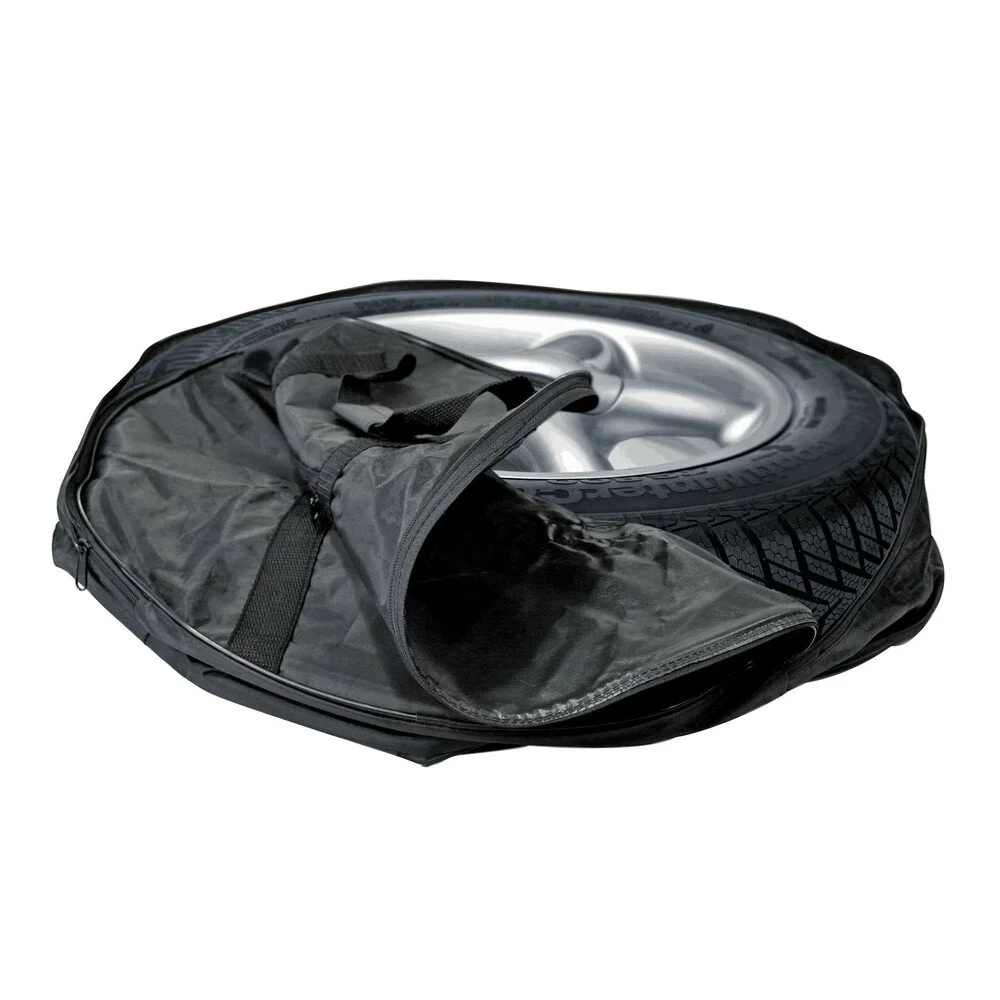 Husa pentru anvelope LAMPA LAM15952, tip geanta, cu fermoar, impermeabila, marimea 58 x 20 cm, negru