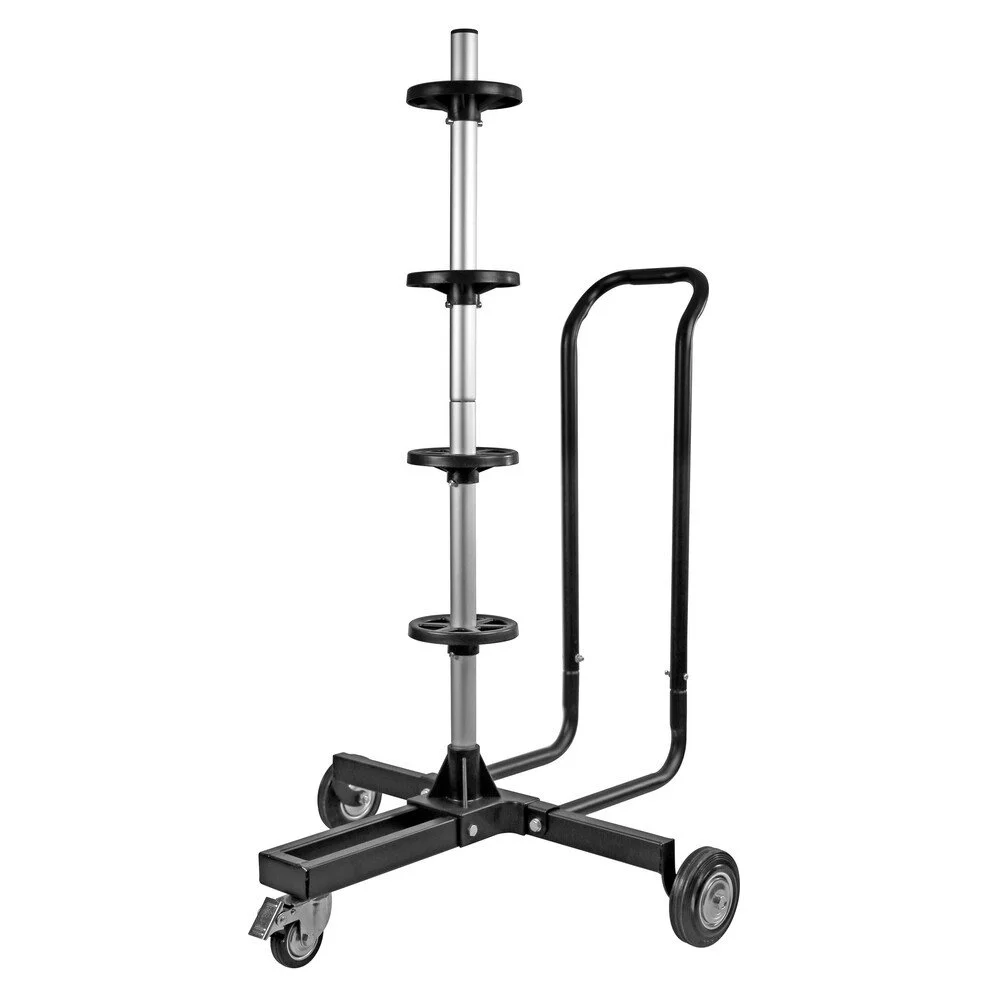 Suport depozitare anvelope, cu roti, LAMPA LAM15957, diametru maxim anvelope 18-19 inch, 620 mm, greutate maxima suportata 100 kg