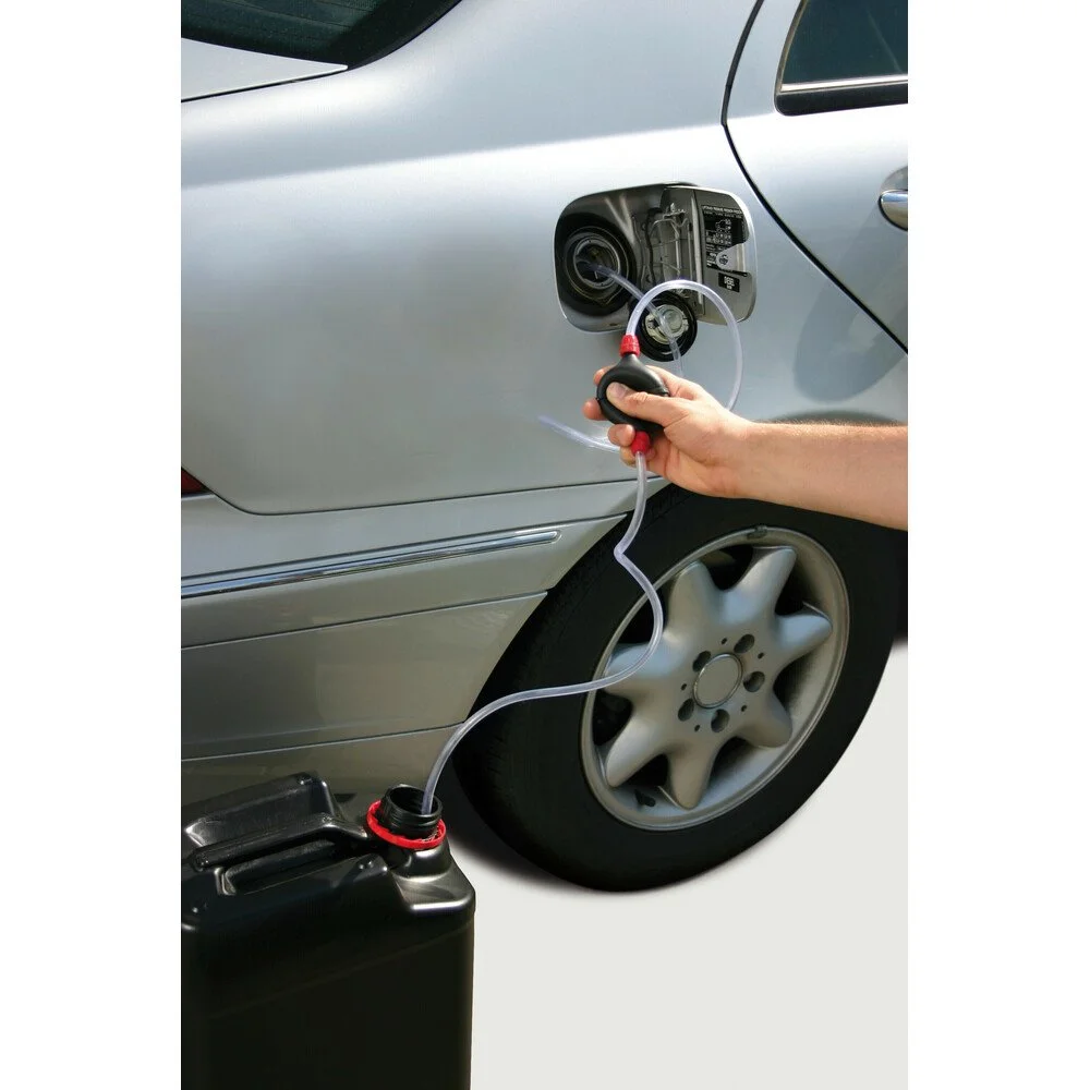 Pompa manuala pentru transfer combustibil LAMPA Syphon LAM38123, 180 cm, diametru furtun 3 mm