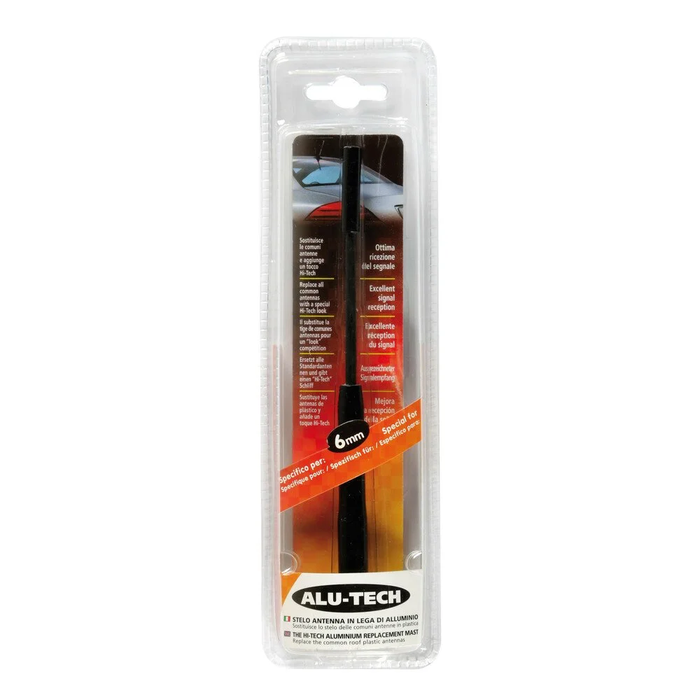 Antena radio auto LAMPA Alu Tech LAM40149, 6 mm, din aluminiu, pentru Fiat, Lancia si Alfa Romeo