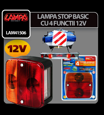 Lumina semnalizare spate LAMPA Basic LAM41506, alimentare 12V, cu 4 functii, becuri incluse P21W, P21/5W