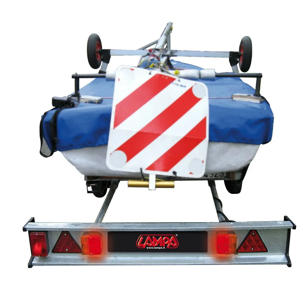 Set 2 lampi stop LAMPA Pronto Fari LAM41516, cablu de alimentare 7.5 m, mufa cu 7 pini, becuri incluse P21W, P21/5W