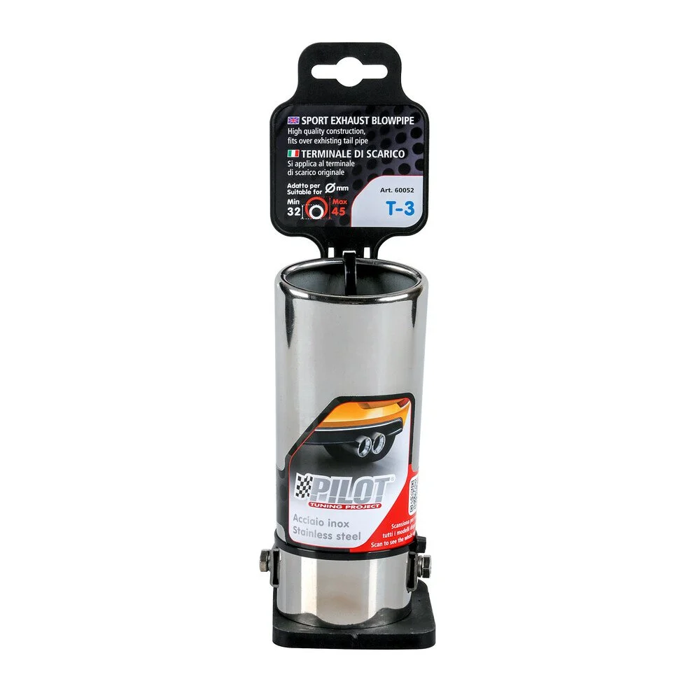Teava toba de esapament LAMPA T-3 LAM60052, otel inoxidabil, diametru 32-45 mm