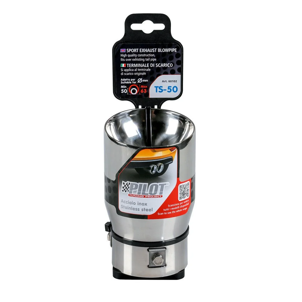 Teava toba de esapament LAMPA TS-50 LAM60102, otel inoxidabil, diametru 50-63 mm