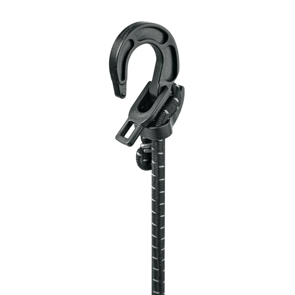 Set 2 corzi elastice LAMPA LAM60178, lungime 150 cm, cu carlige de plastic ajustabile