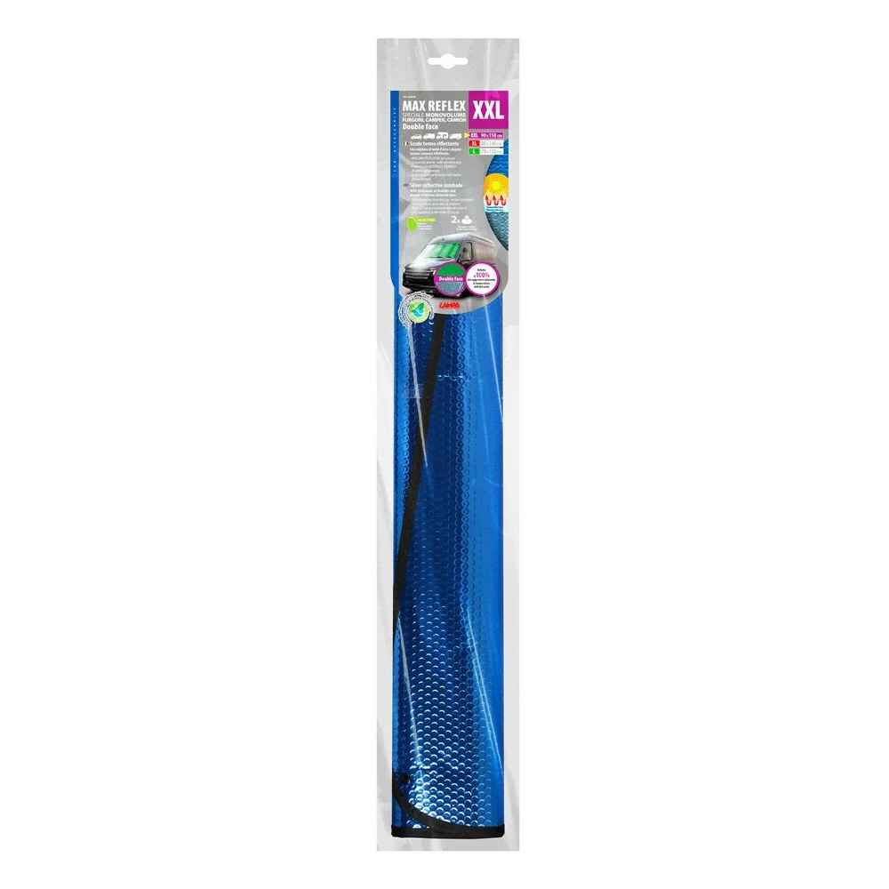 Parasolar pliabil LAMPA Max Reflex XXL LAM66840, 160 x 85 cm, termoreflectorizant