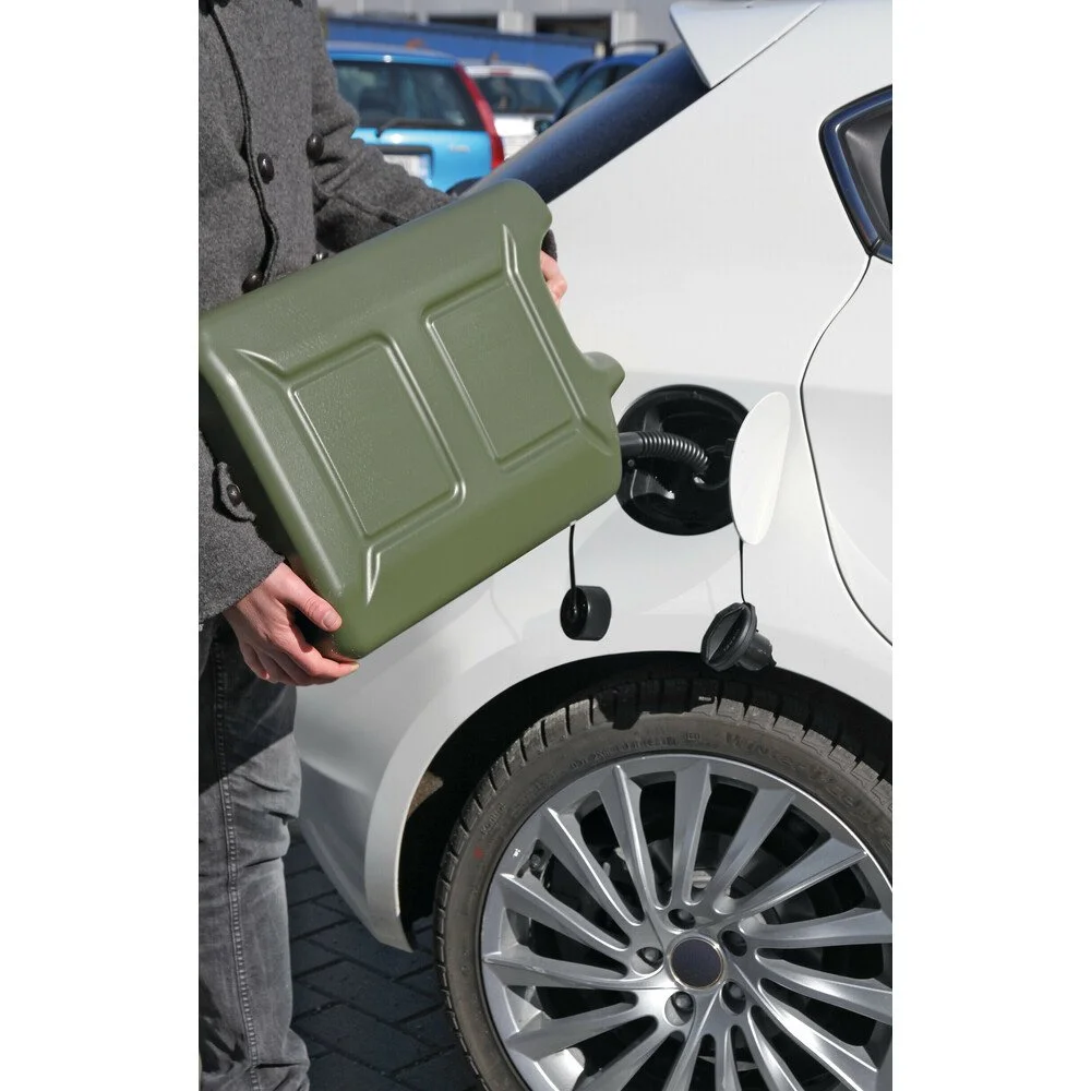 Canistra din plastic LAMPA LAM66976, potrivit pentru etanol, capacitate 20 litri, culoare olive