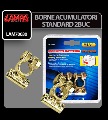 Set 2 borne pentru acumulator standard LAMPA LAM70030