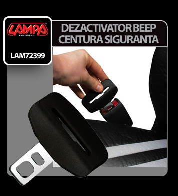 Dezactivator sunet centura siguranta LAMPA Zitto LAM72399, negru