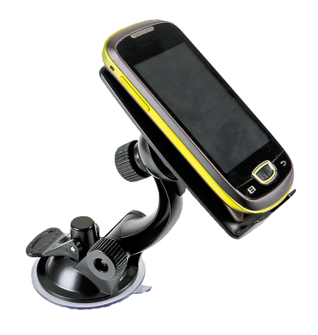 Suport auto pentru telefon LAMPA High Grip 1 LAM72508, suprafata anti alunecare, cu ventuza, negru