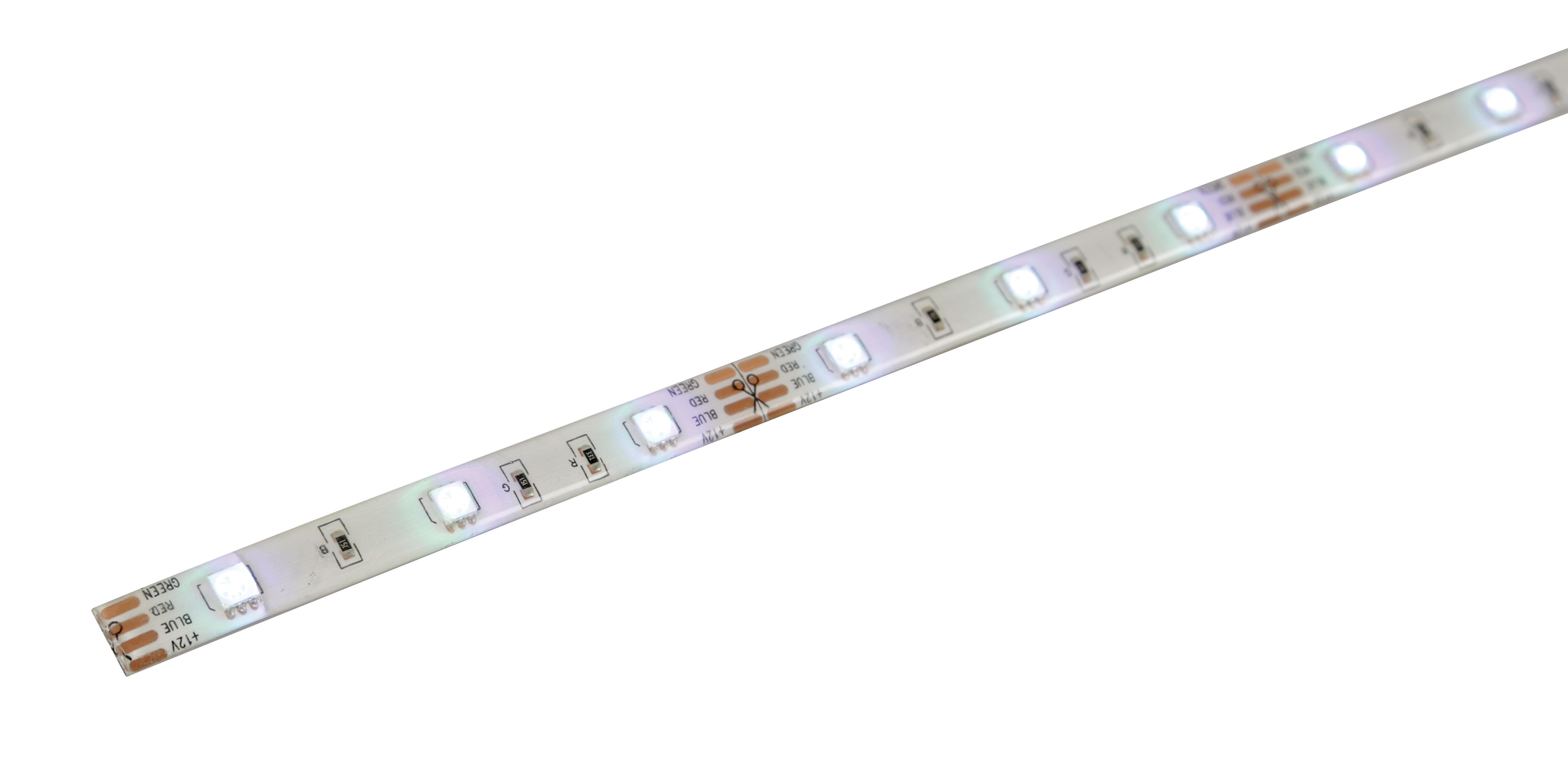 Banda LED RGB LAMPA LAM73627, cu telecomanda, alimentare 12/24V, lungime 200 cm