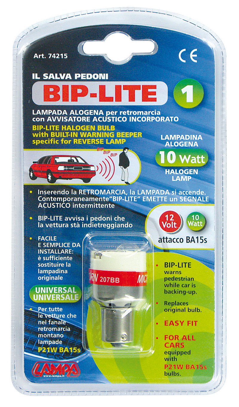 Avertizor sonor pentru mers inapoi LAMPA LAM74215, cu bec 100W, alimentare 12V