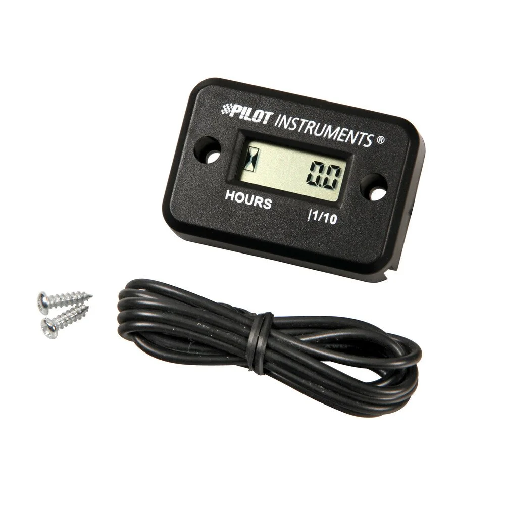 Contor digital pentru functionare ore motor LAMPA LAM90097, negru, display LCD, afisaj 5 cifre