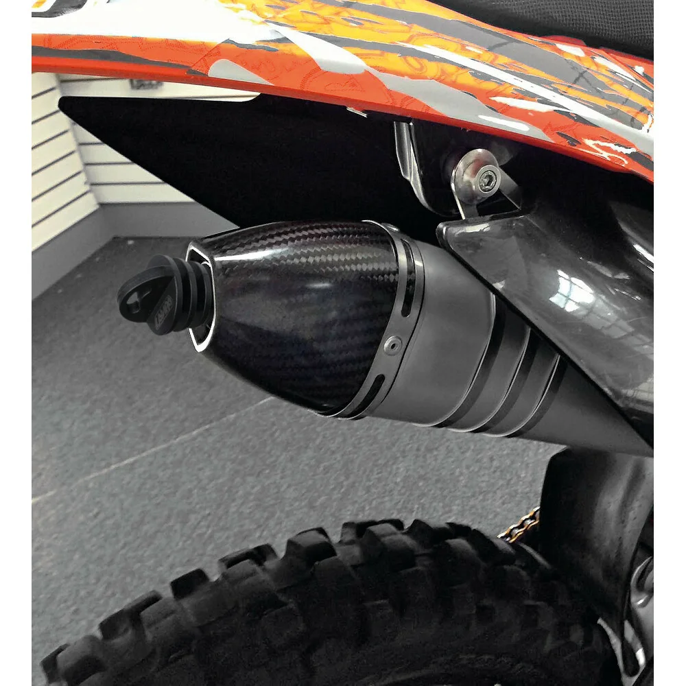 Dop pentru evacuare moto LAMPA Cap-2 LAM90156, diametru 14 - 37 mm, negru