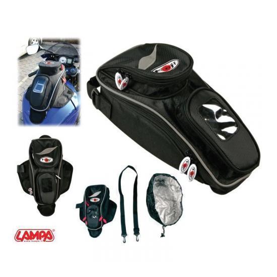 Geanta pentru motocicleta LAMPA Speed Tour LAM90267, buzunar pentru telefon, volum 5 litri, negru