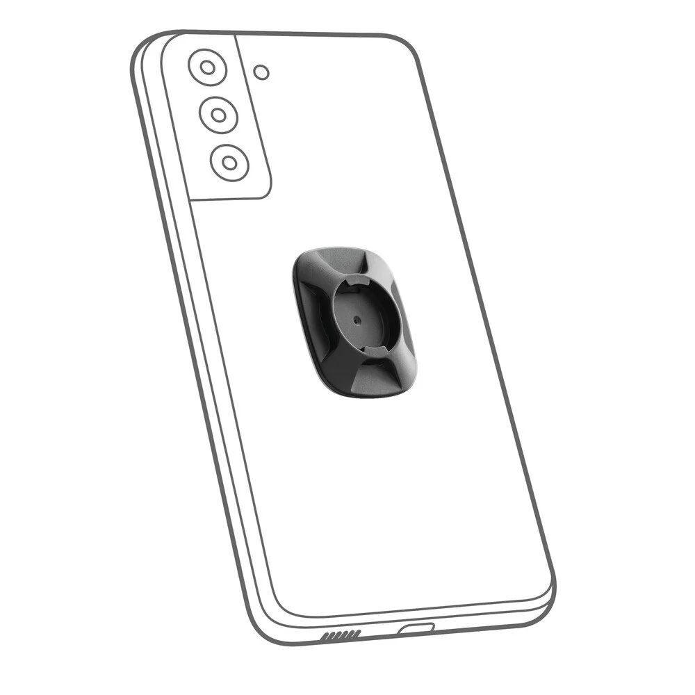 Adaptor universal pentru suport moto telefon mobil LAMPA Opti Line LAM90426, cu banda adeziva, pentru suportul de telefon Lampa Optiline, 15-40 mm
