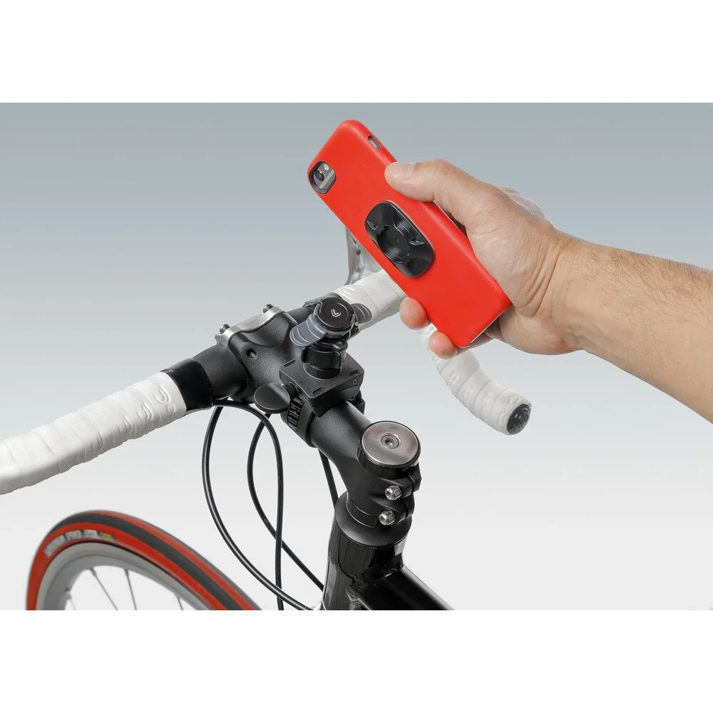 Adaptor universal pentru suport moto telefon mobil LAMPA Optiline LAM90437, negru, pentru fixare pe ghidon cu diametru 15 - 40 mm