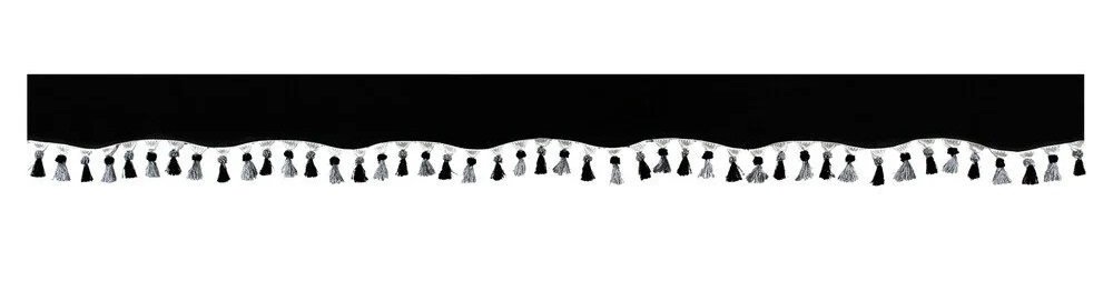 Draperie textila pentru camion LAMPA Oscura LAM98647, tip parasolar, negru, montare velcro