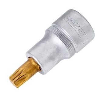 Cap cheie tubulara HAZET HZ992-T50, profil Torx T50, lungime 55 mm, antrenor patrat 1/2 inch