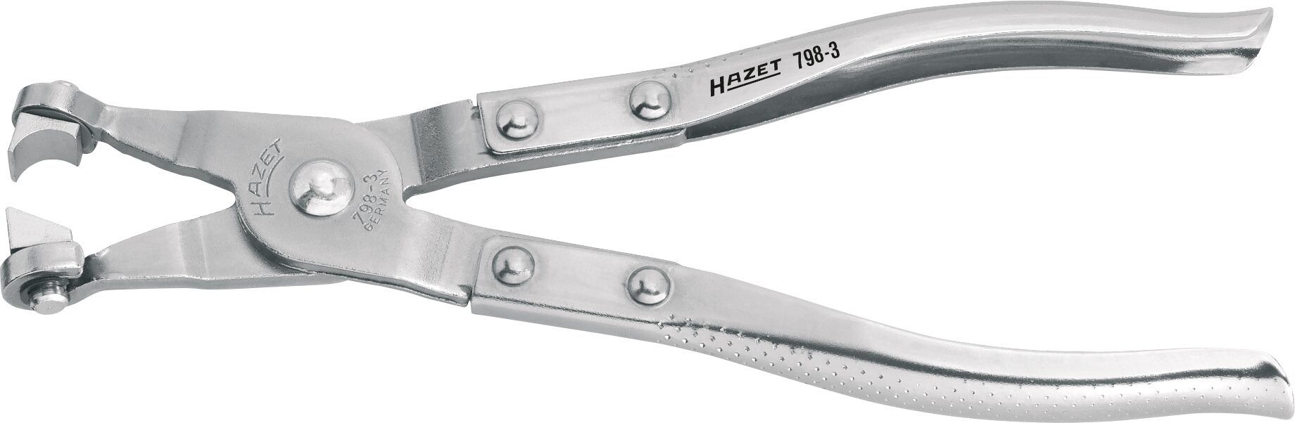 Cleste pentru coliere furtune HAZET HZ798-3, lungime 206 mm, otel crom vanadiu