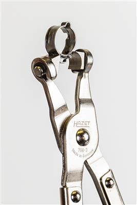 Cleste pentru coliere furtune HAZET HZ798-3, lungime 206 mm, otel crom vanadiu