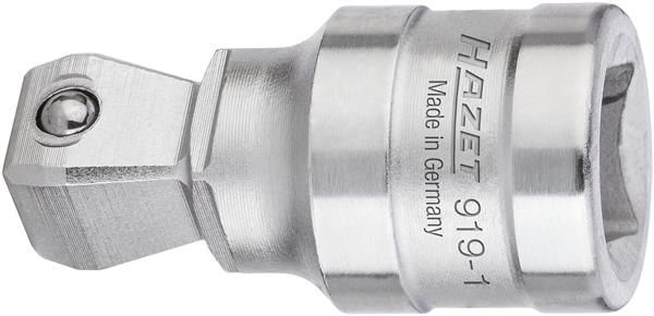 Prelungitor pentru cheie tubulara HAZET HZ919-1, lungime 46 mm, antrenor patrat 1/2 inch, otel crom vanadiu