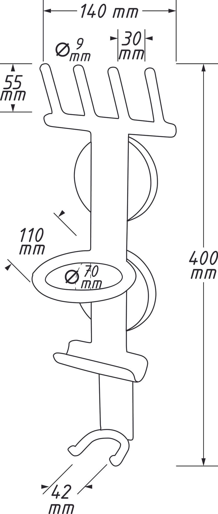 Suport metalic magnetic HAZET HZ9070-10, capacitate maxima incarcare 10 kg