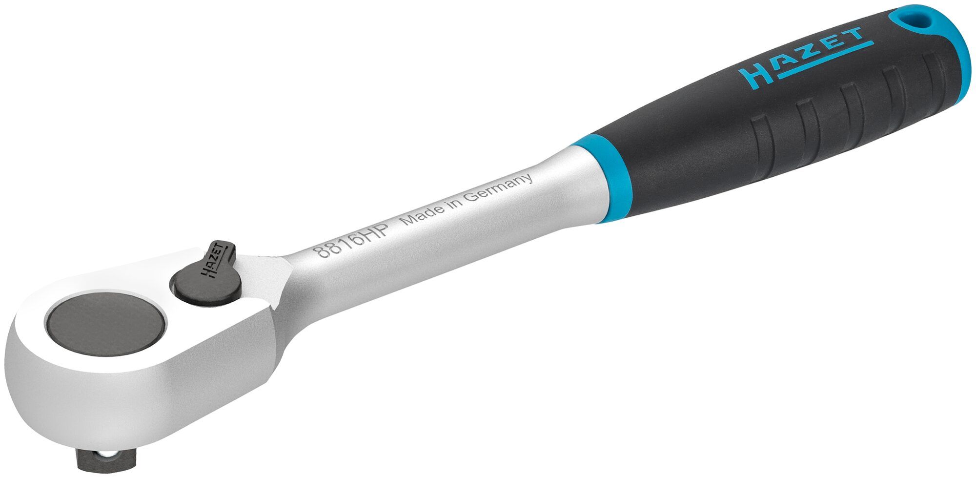 Cheie cu clichet HAZET HZ8816HP, antrenor patrat 3/8 inch, lungime 200 mm, otel crom vanadiu