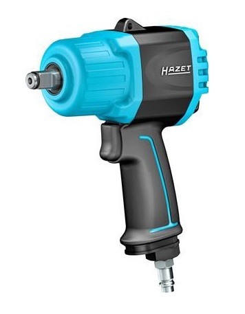 Masina pneumatica de insurubat, cu percutie, HAZET HZ9012TT, antrenor patrat 1/2 inch, cuplu maxim strangere 1356 Nm, 6.3 bar, turatie 8300 rpm