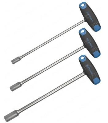 Set 3 surubelnite SW-Stahl SW02052L, maner T, cap magnetic, deschidere cheie 8, 10, 13 mm, lungime 230 mm, otel crom vanadiu