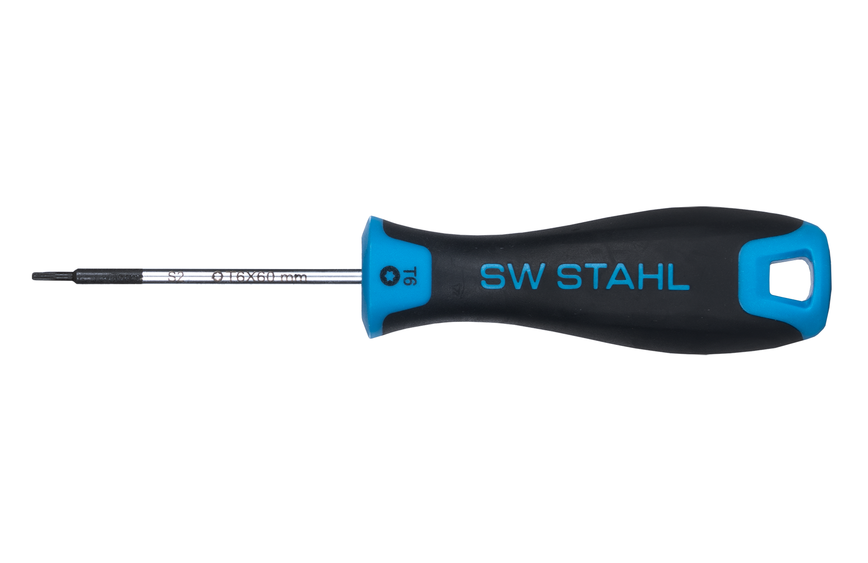 Surubelnita SW-Stahl SW32706SB, profil torx, dimensiuni T6 x 60 mm, maner bicomponent, varf magnetic