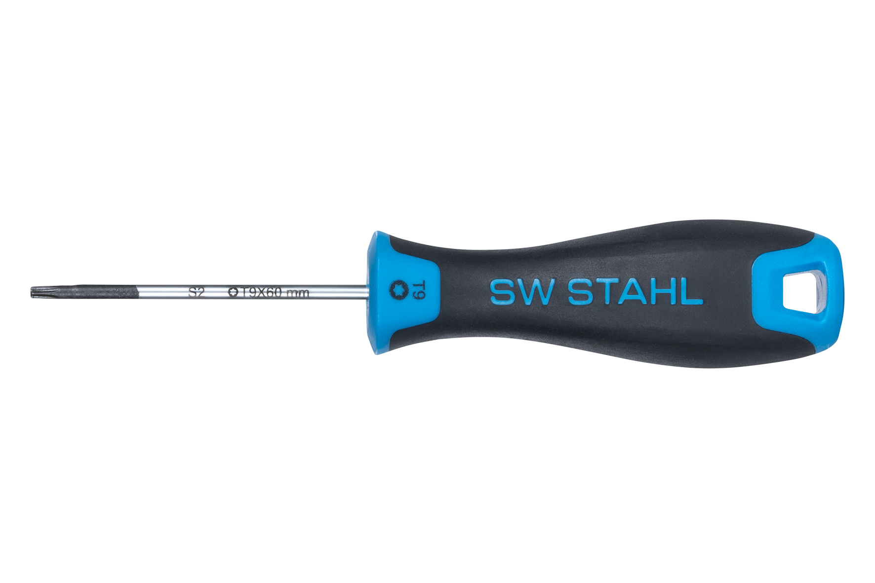 Surubelnita SW-Stahl SW32709SB, profil torx, dimensiuni T9 x 60 mm, maner bicomponent, varf magnetic