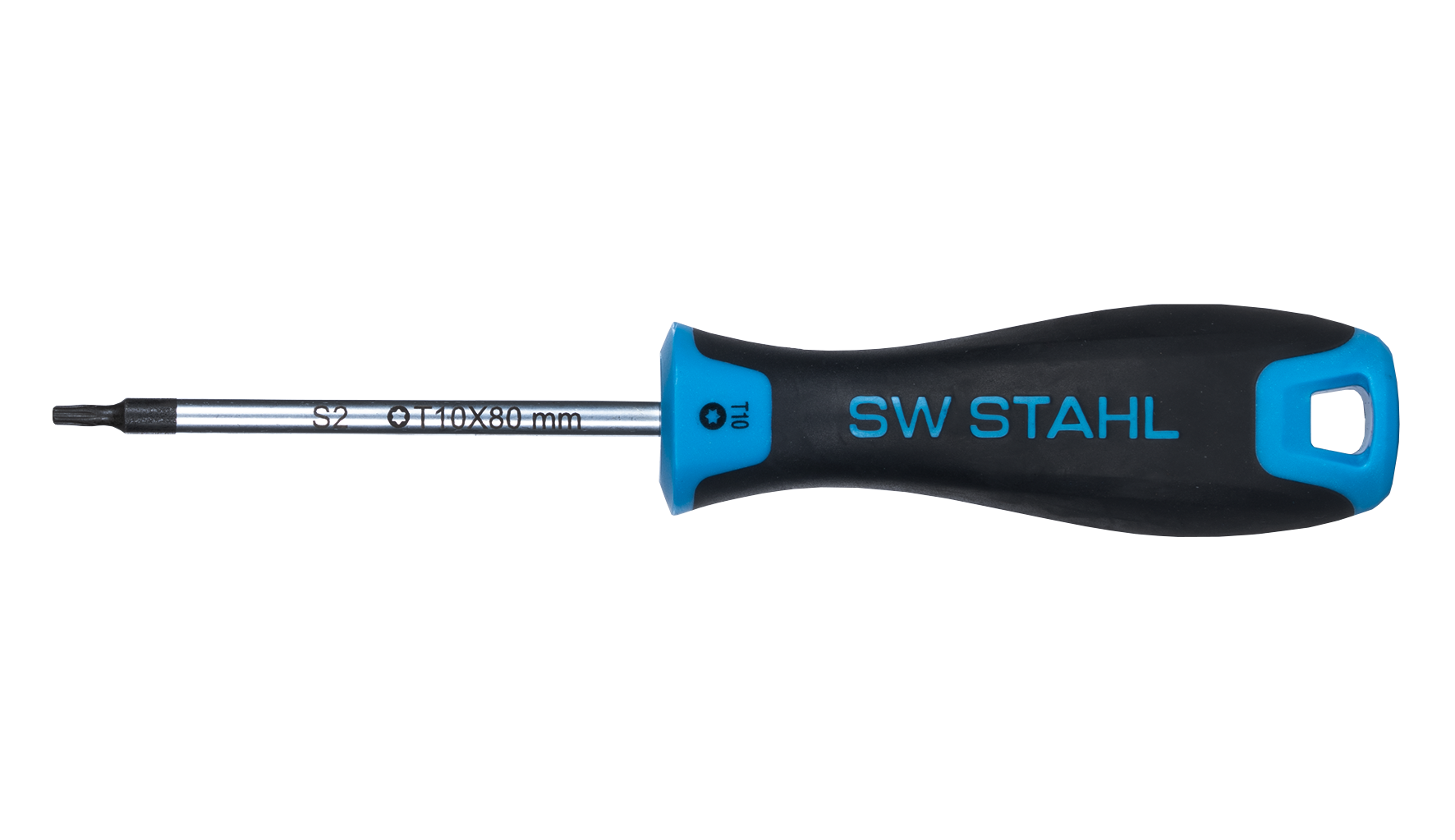 Surubelnita SW-Stahl SW32710SB, profil torx, dimensiuni T10 x 80 mm, maner bicomponent, varf magnetic