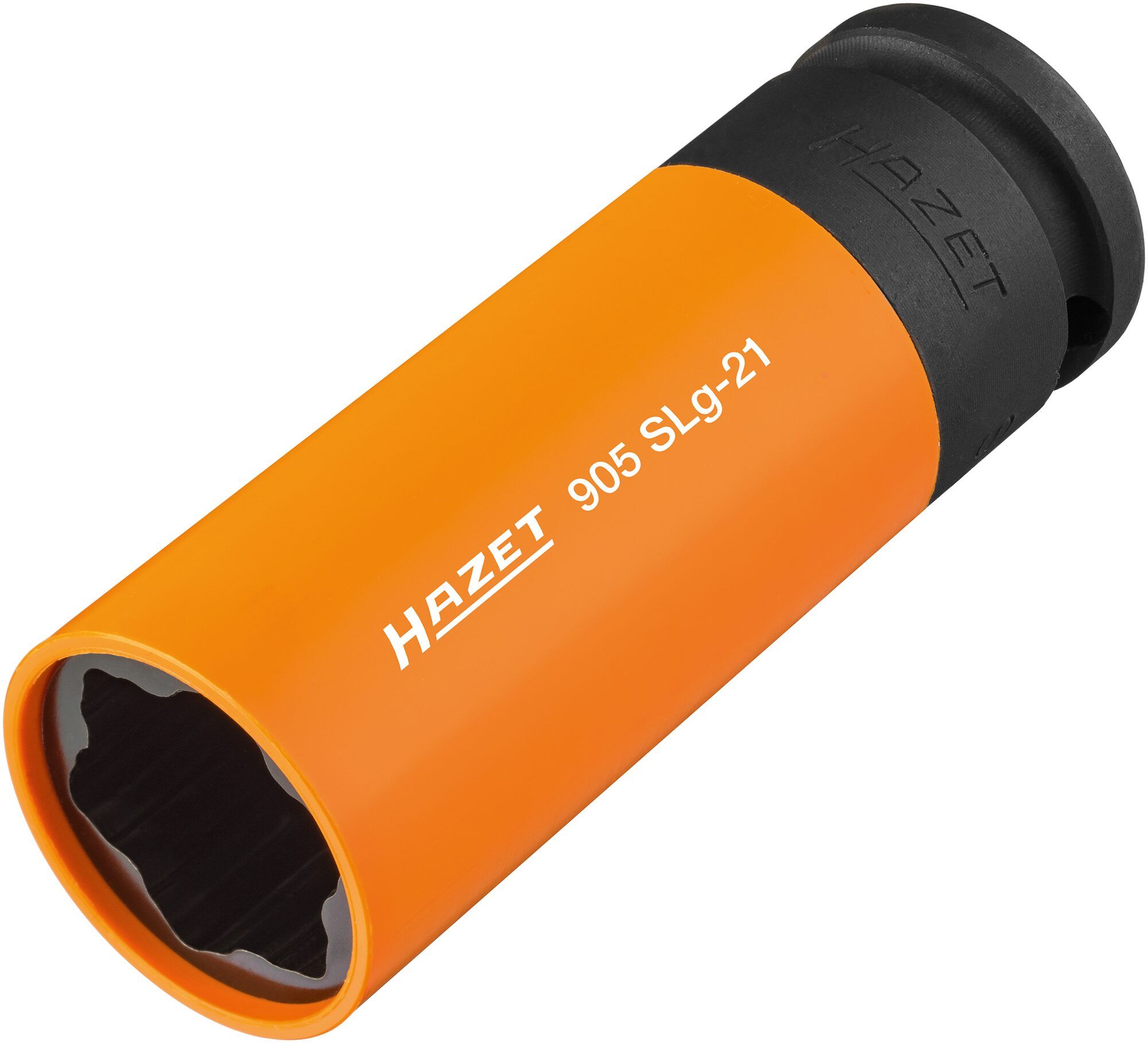 Cheie tubulara de impact HAZET HZ905SLG-21, antrenor patrat 1/2 inch, lungime 86 mm, profil special, deschidere cheie 21 mm